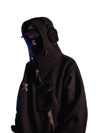 Sudadera con capucha Cyberpunk Techwear