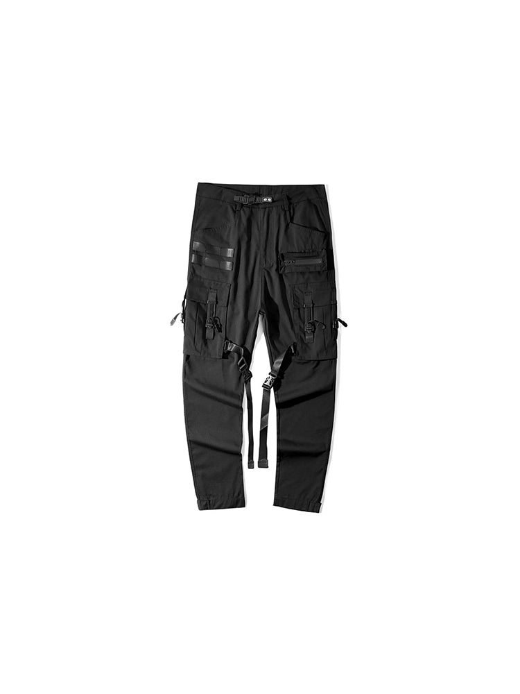 pantalones de sombrero negro