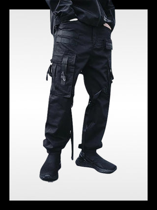 pantalones de sombrero negro