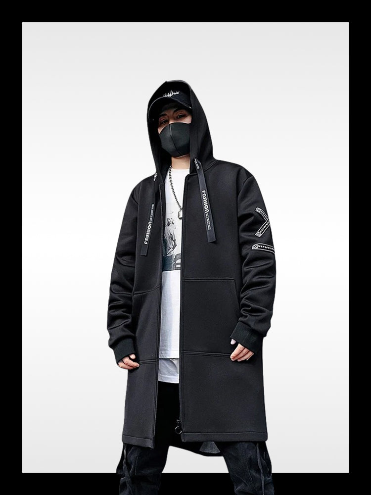 Chaqueta larga de calle