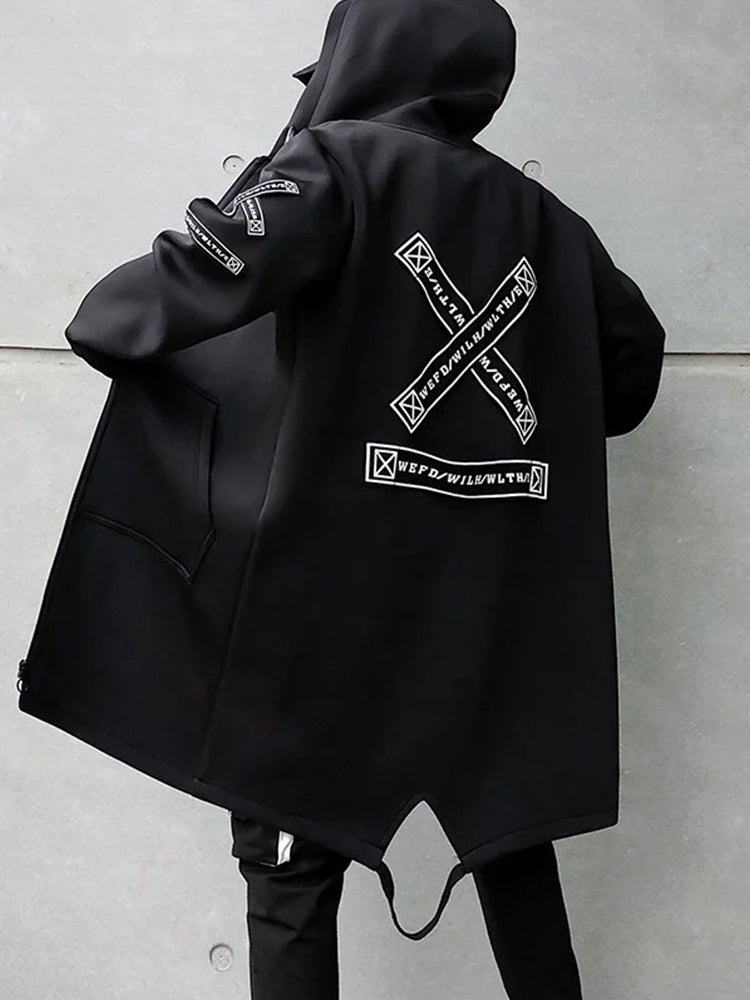 Chaqueta larga de calle