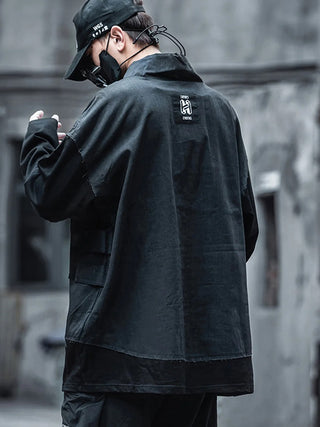 Sudadera con capucha de estilo callejero japonés.