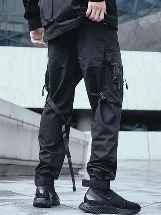pantalones de sombrero negro