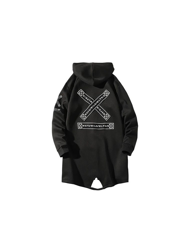 Chaqueta larga de calle