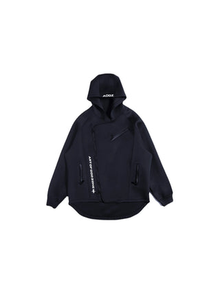 Sudadera con capucha oversize de estilo técnico