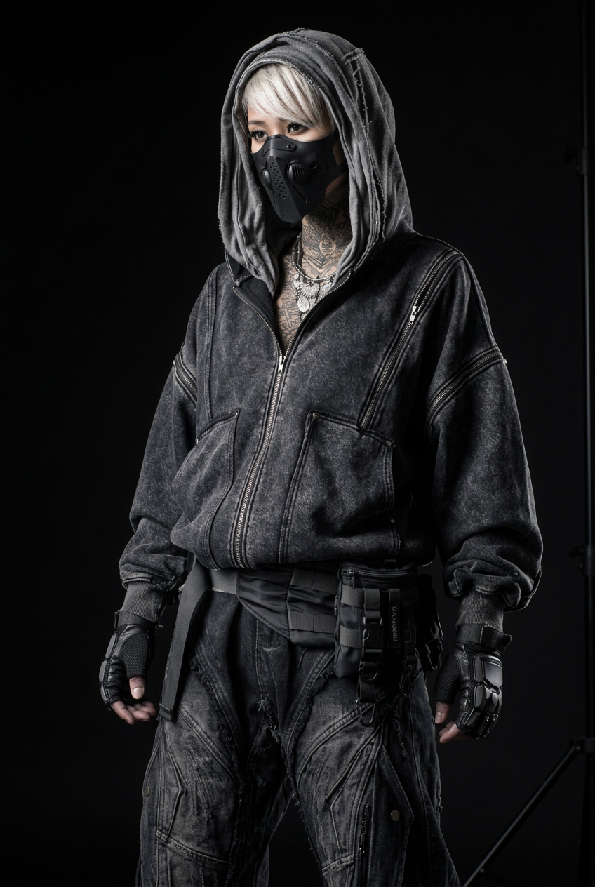 Sudadera con capucha negra