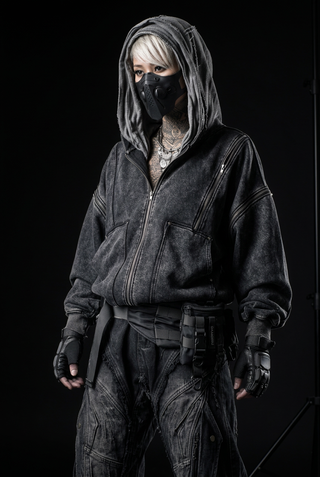 Sudadera con capucha negra