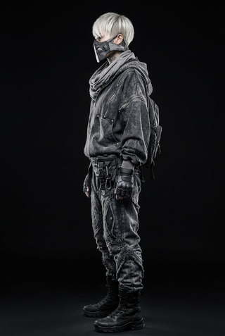 Sudadera con capucha negra