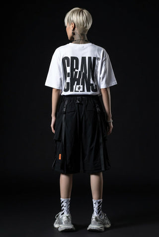 Black streetwear shorts