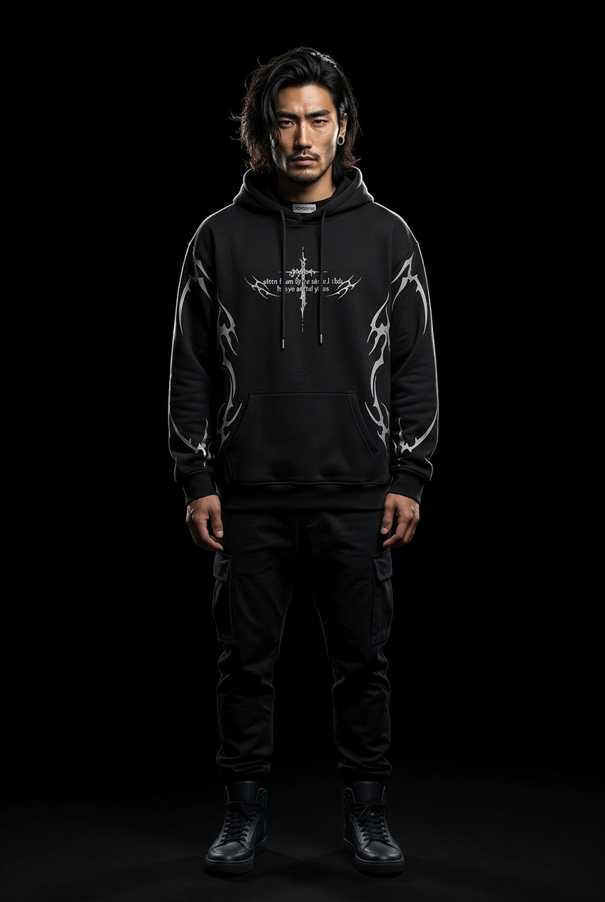 Sudadera con capucha Cyberpunk Techwear