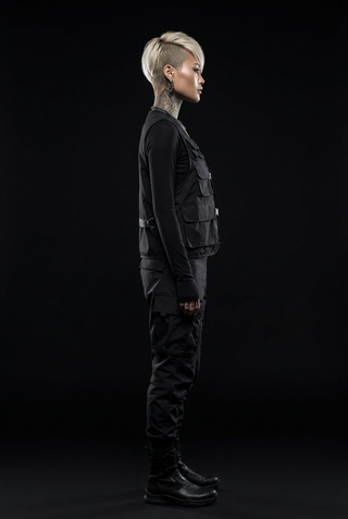 chaleco táctico negro