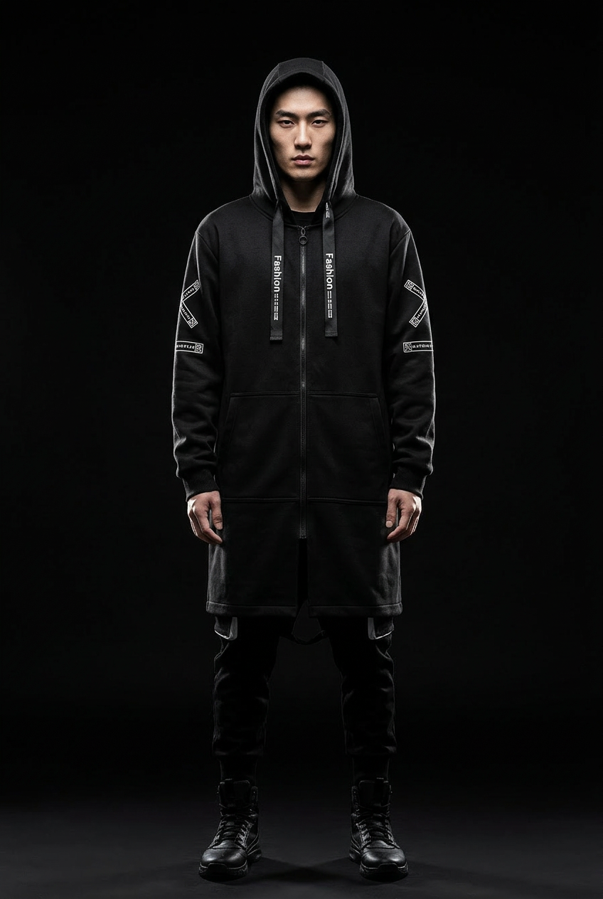 Chaqueta larga de calle