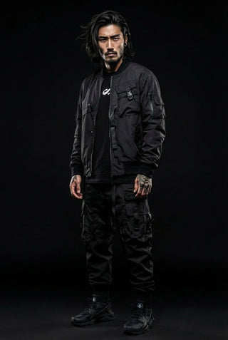 Pantalon techwear noir