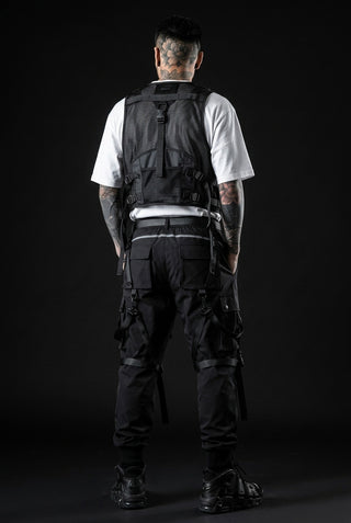 Pantalón techwear con tirantes