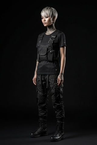 Chaleco utilitario Techwear