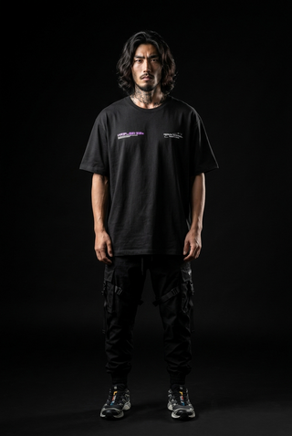 Tee shirt techwear noir