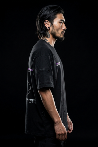 Tee shirt techwear noir