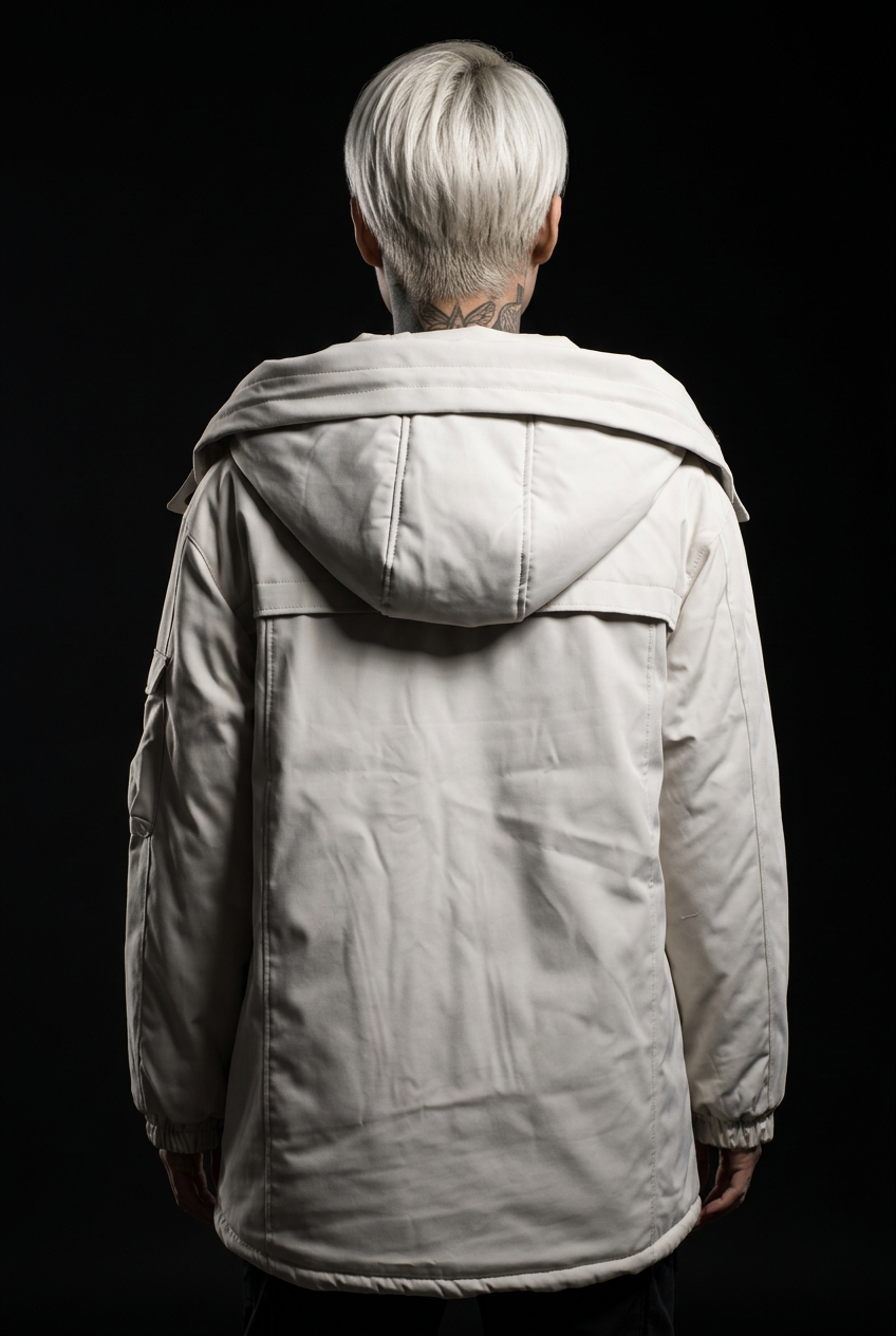 Chaqueta técnica blanca