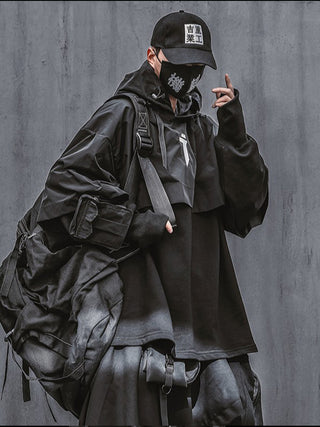 Sudadera con capucha negra
