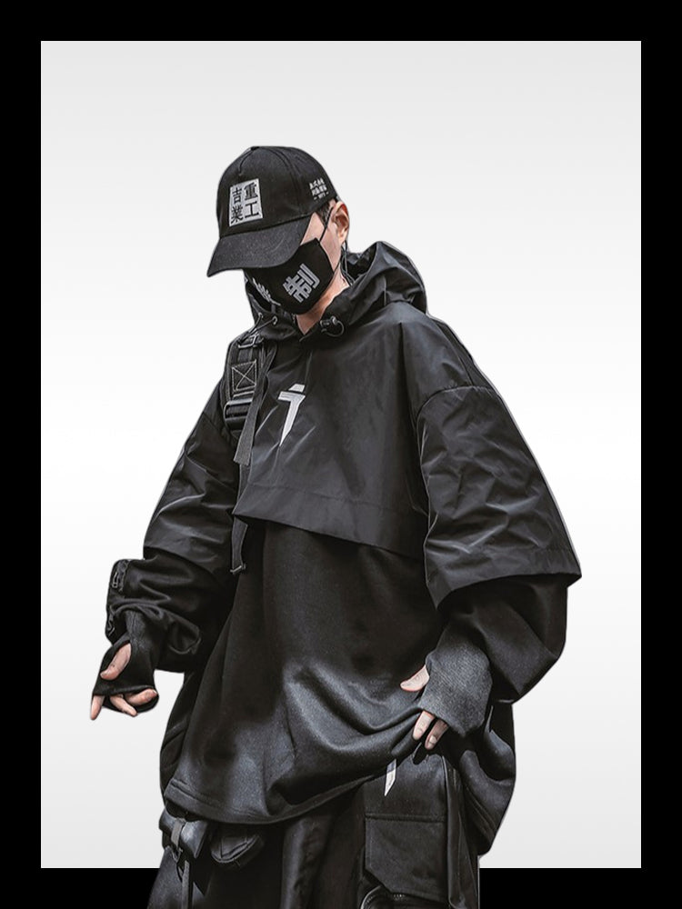 Sudadera con capucha negra
