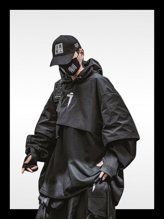Sudadera con capucha negra