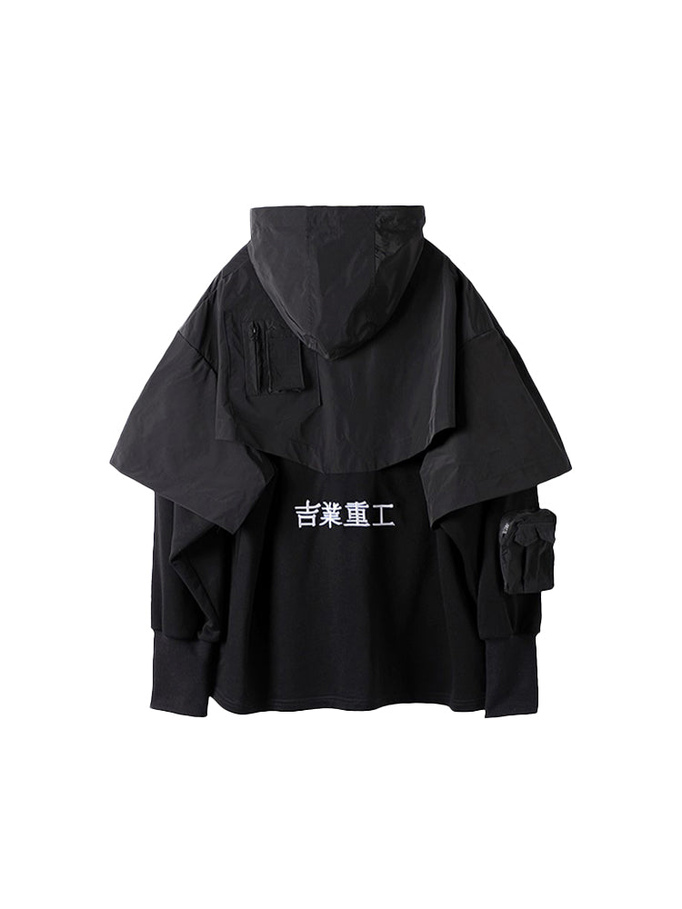 Sudadera con capucha negra