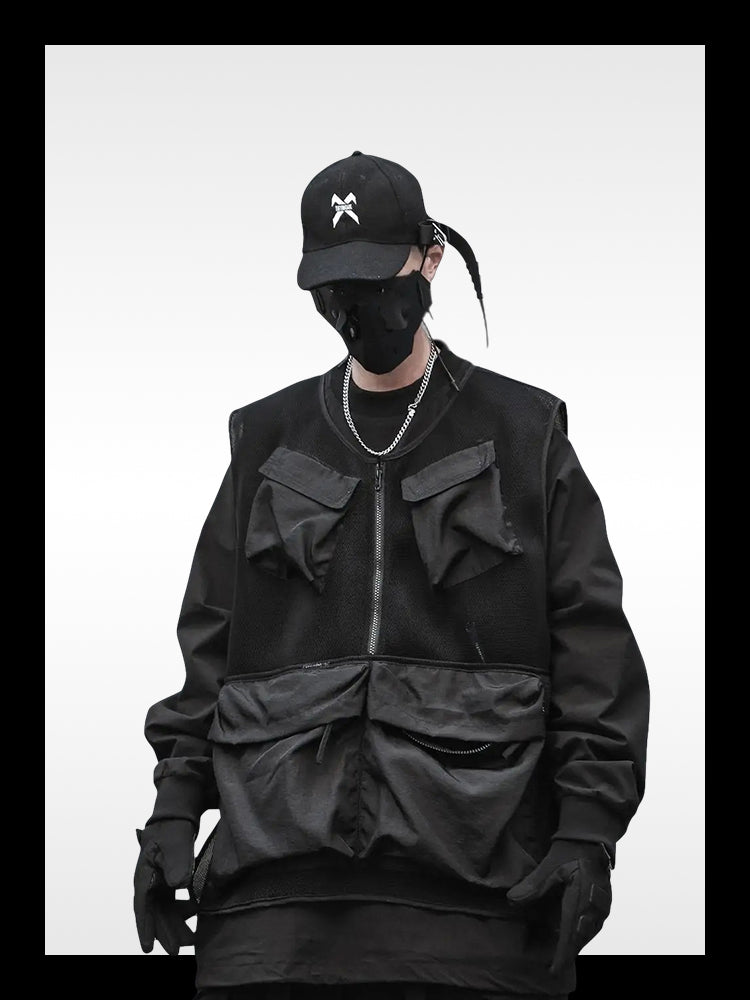 Ropa técnica cortavientos negra