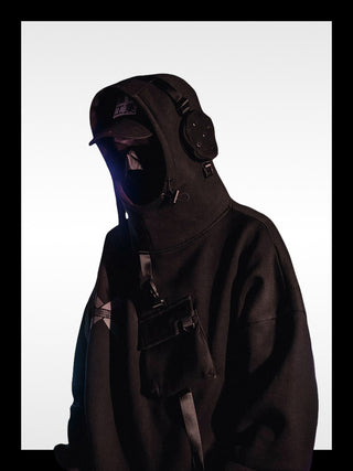 Sudadera con capucha Cyberpunk Techwear